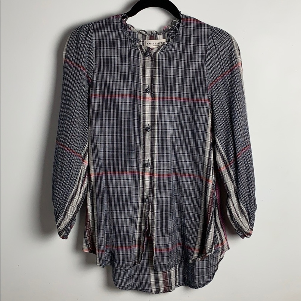 APIECE APART balloon sleeve blouse